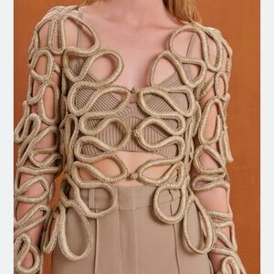 NWT - Culta Gaia Brooks Cardigan Set